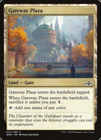 Gateway Plaza [Guilds of Ravnica] MTG Single Magic: The Gathering  | Multizone: Comics And Games
