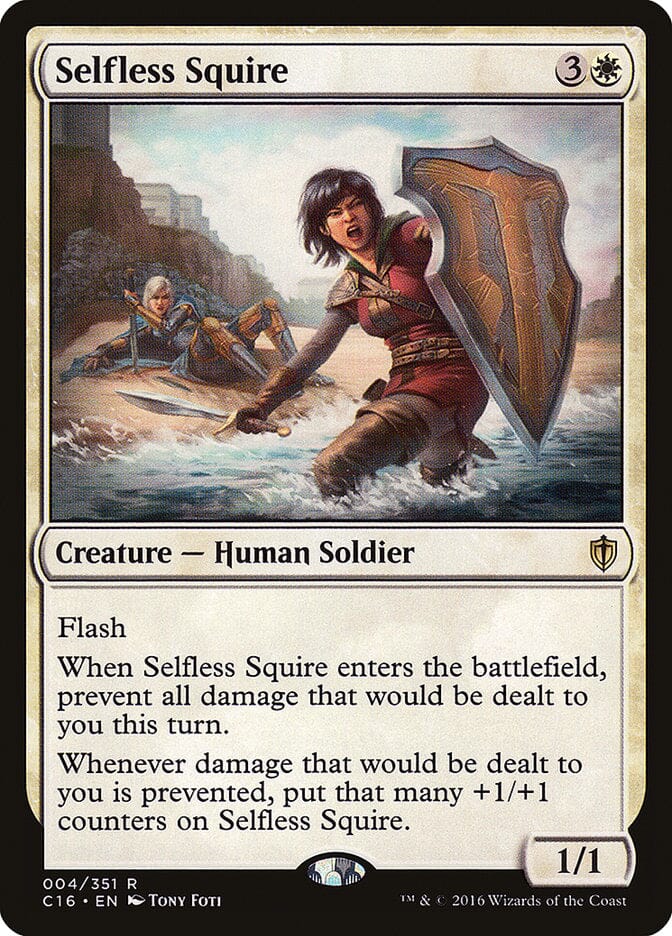 Selfless Squire [Commander 2016] MTG Single Magic: The Gathering  | Multizone: Comics And Games