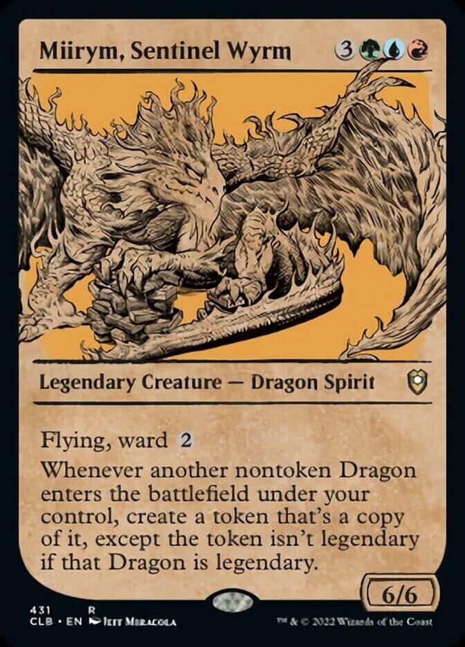 Miirym, Sentinel Wyrm (Showcase) [Commander Legends: Battle for Baldur's Gate] MTG Single Magic: The Gathering  | Multizone: Comics And Games