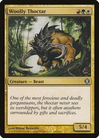 Woolly Thoctar [Shards of Alara] MTG Single Magic: The Gathering  | Multizone: Comics And Games