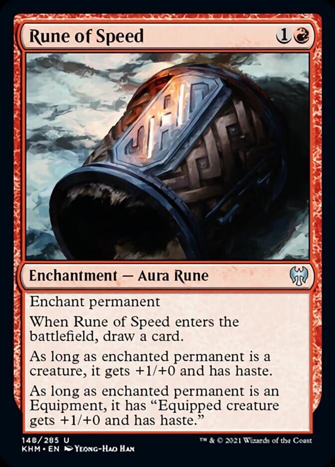 Rune of Speed [Kaldheim] MTG Single Magic: The Gathering  | Multizone: Comics And Games