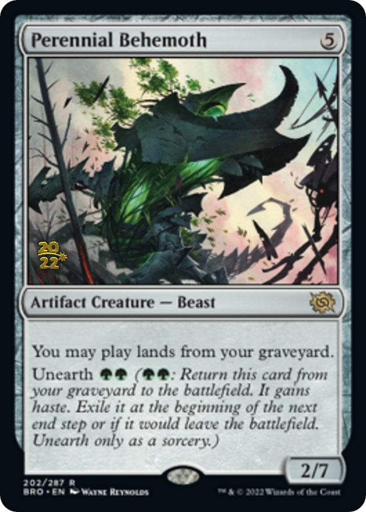 Perennial Behemoth [The Brothers' War: Prerelease Promos] MTG Single Magic: The Gathering  | Multizone: Comics And Games