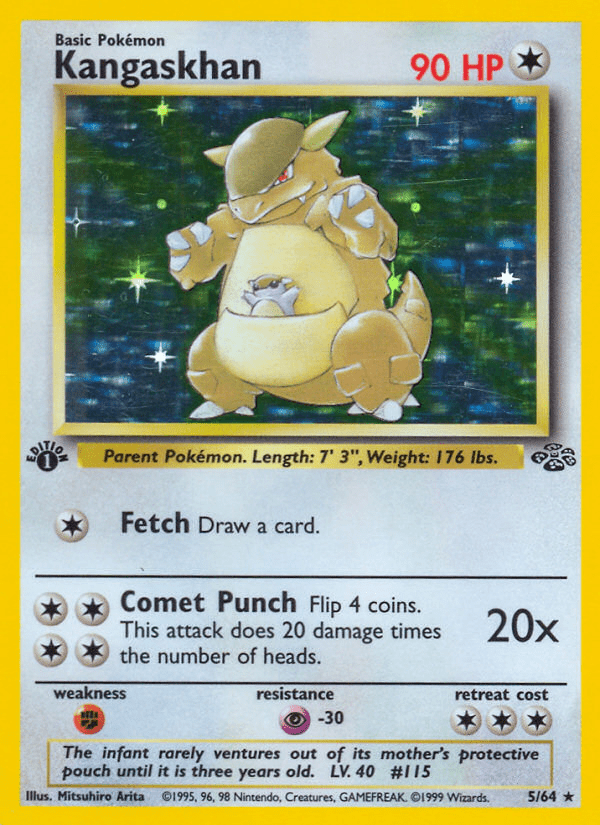 Kangaskhan (5/64) [Jungle 1st Edition] Pokemon Single Pokémon  | Multizone: Comics And Games