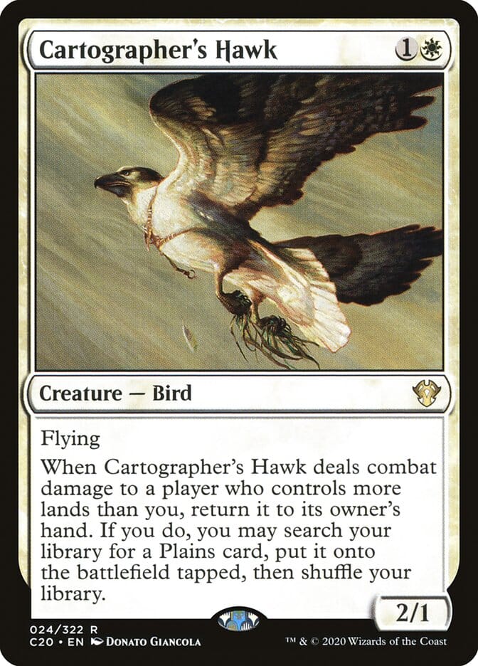 Cartographer's Hawk [Commander 2020] MTG Single Magic: The Gathering  | Multizone: Comics And Games