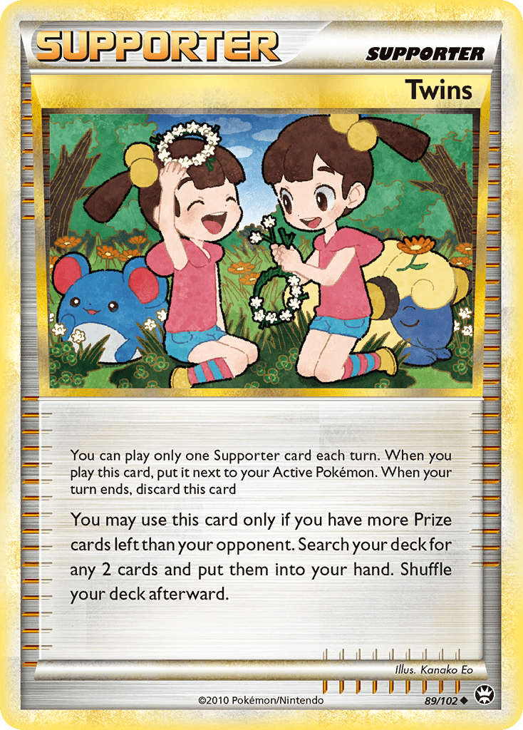Twins (89/102) [HeartGold & SoulSilver: Triumphant] Pokemon Single Pokémon  | Multizone: Comics And Games