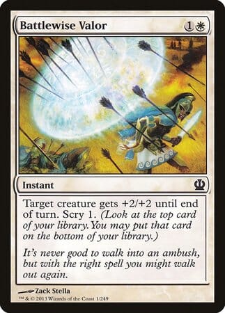 Battlewise Valor [Theros] MTG Single Magic: The Gathering  | Multizone: Comics And Games