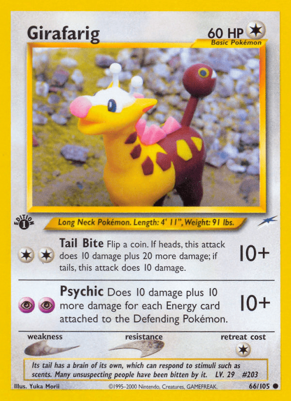 Girafarig (66/105) [Neo Destiny 1st Edition] Pokemon Single Pokémon  | Multizone: Comics And Games