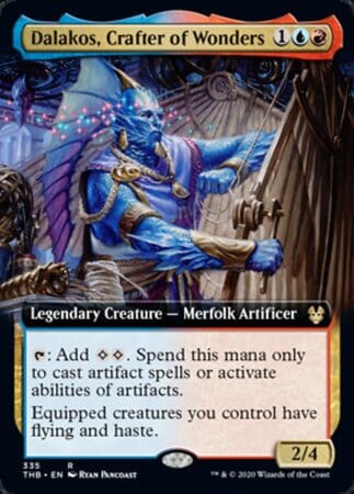 Dalakos, Crafter of Wonders (Extended Art) [Theros Beyond Death] MTG Single Magic: The Gathering  | Multizone: Comics And Games