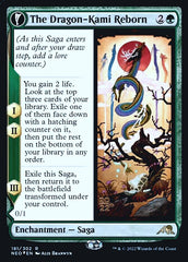 The Dragon-Kami Reborn // Dragon-Kami's Egg [Kamigawa: Neon Dynasty Prerelease Promos] MTG Single Magic: The Gathering  | Multizone: Comics And Games