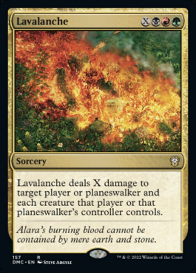 Lavalanche [Dominaria United Commander] MTG Single Magic: The Gathering  | Multizone: Comics And Games