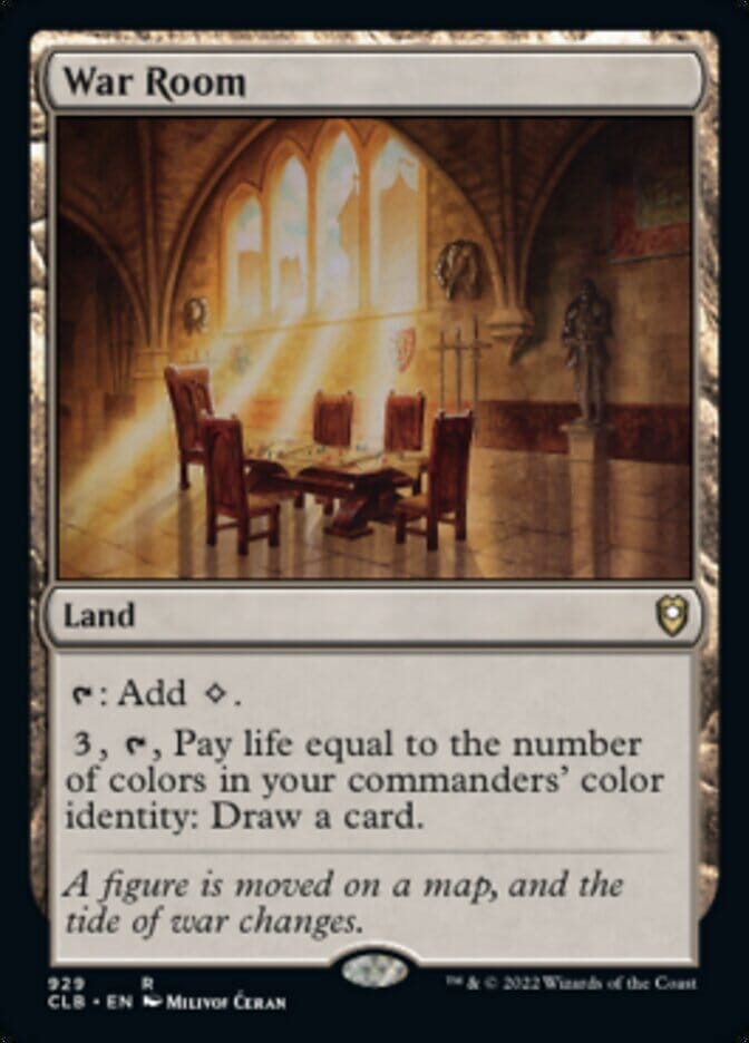 War Room [Commander Legends: Battle for Baldur's Gate] MTG Single Magic: The Gathering  | Multizone: Comics And Games
