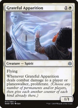 Grateful Apparition [War of the Spark] MTG Single Magic: The Gathering  | Multizone: Comics And Games