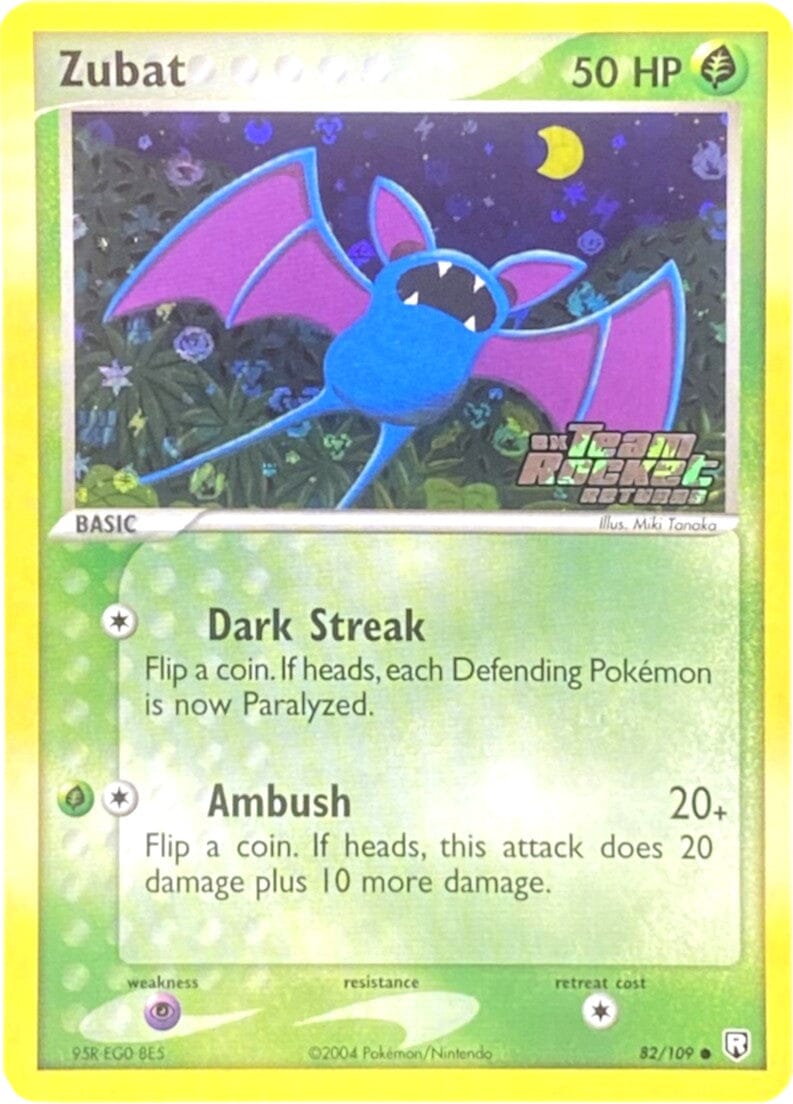 Zubat (82/109) (Stamped) [EX: Team Rocket Returns] Pokemon Single Pokémon  | Multizone: Comics And Games