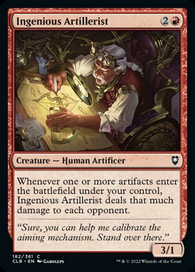 Ingenious Artillerist [Commander Legends: Battle for Baldur's Gate] MTG Single Magic: The Gathering  | Multizone: Comics And Games