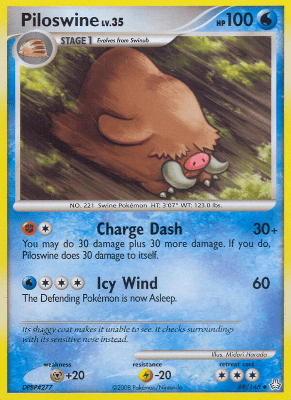 Piloswine (69/146) [Diamond & Pearl: Legends Awakened] Pokemon Single Pokémon  | Multizone: Comics And Games