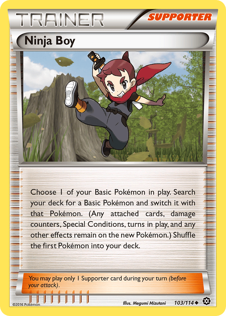 Ninja Boy (103/114) [XY: Steam Siege] Pokemon Single Pokémon  | Multizone: Comics And Games