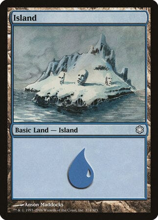 Island (374) [Coldsnap Theme Decks] MTG Single Magic: The Gathering  | Multizone: Comics And Games