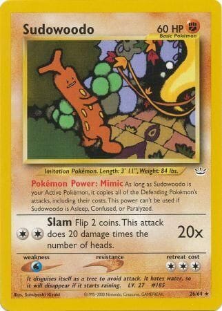 Sudowoodo (26/64) [Neo Revelation Unlimited] Pokemon Single Pokémon  | Multizone: Comics And Games