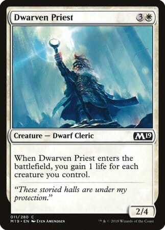 Dwarven Priest [Core Set 2019] MTG Single Magic: The Gathering  | Multizone: Comics And Games