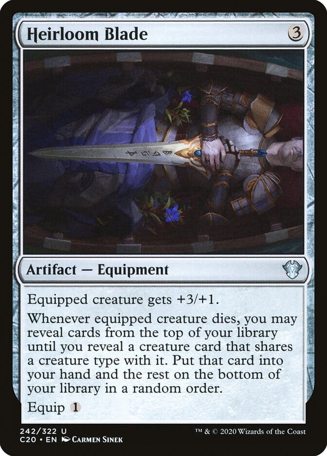 Heirloom Blade [Commander 2020] MTG Single Magic: The Gathering  | Multizone: Comics And Games