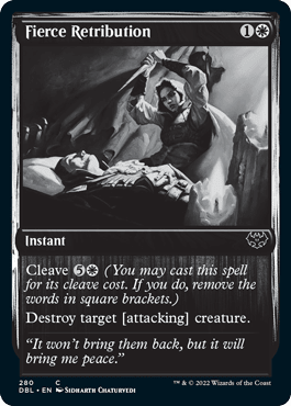 Fierce Retribution [Innistrad: Double Feature] MTG Single Magic: The Gathering  | Multizone: Comics And Games