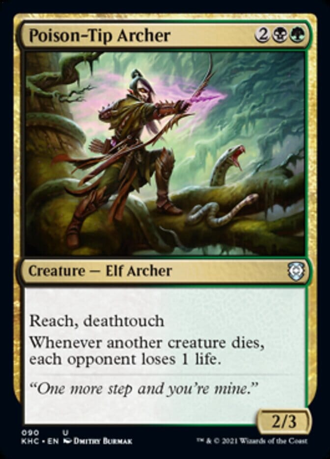 Poison-Tip Archer [Kaldheim Commander] MTG Single Magic: The Gathering  | Multizone: Comics And Games