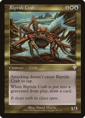 Riptide Crab [Invasion] MTG Single Magic: The Gathering  | Multizone: Comics And Games