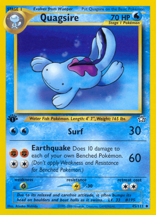 Quagsire (45/111) [Neo Genesis 1st Edition] Pokemon Single Pokémon  | Multizone: Comics And Games