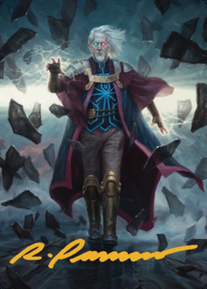 Urza, Planeswalker Art Card (Gold-Stamped Signature) [The Brothers' War Art Series] MTG Single Magic: The Gathering  | Multizone: Comics And Games