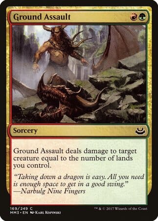 Ground Assault [Modern Masters 2017] MTG Single Magic: The Gathering  | Multizone: Comics And Games