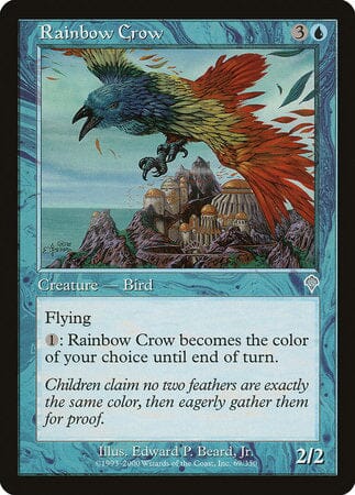 Rainbow Crow [Invasion] MTG Single Magic: The Gathering  | Multizone: Comics And Games