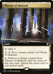 Throne of Makindi (Extended Art) [Zendikar Rising] MTG Single Magic: The Gathering  | Multizone: Comics And Games