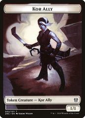 Bird // Kor Ally Double-sided Token [Zendikar Rising Commander Tokens] MTG Single Magic: The Gathering  | Multizone: Comics And Games