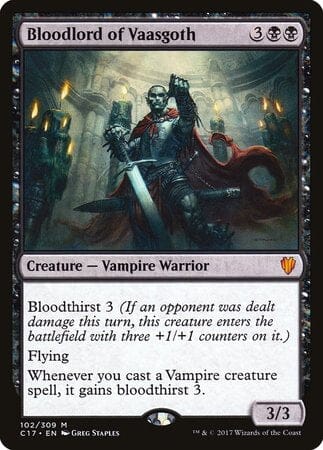 Bloodlord of Vaasgoth [Commander 2017] MTG Single Magic: The Gathering  | Multizone: Comics And Games
