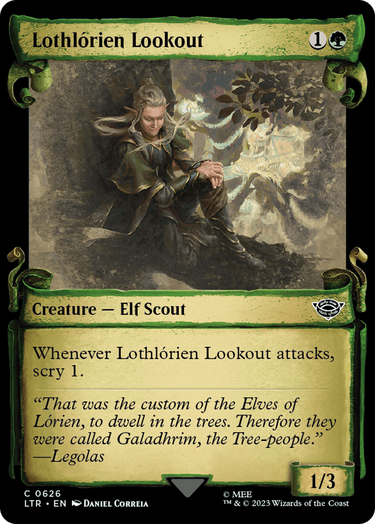 Lothlorien Lookout [The Lord of the Rings: Tales of Middle-Earth Showcase Scrolls] MTG Single Magic: The Gathering  | Multizone: Comics And Games