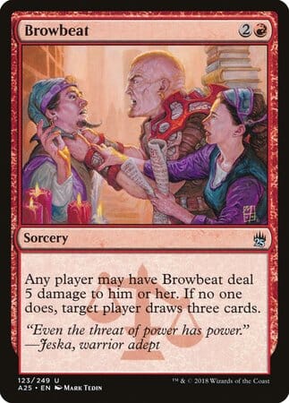 Browbeat [Masters 25] MTG Single Magic: The Gathering  | Multizone: Comics And Games