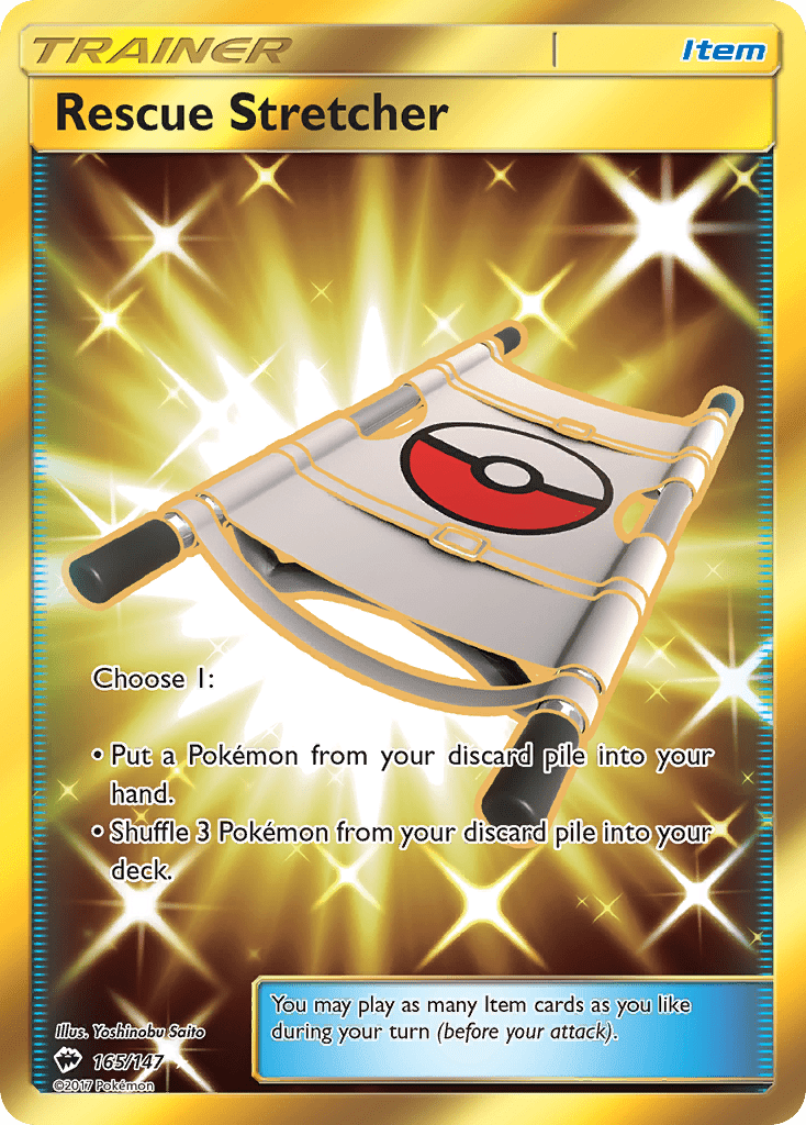 Rescue Stretcher (165/147) [Sun & Moon: Burning Shadows] Pokemon Single Pokémon  | Multizone: Comics And Games