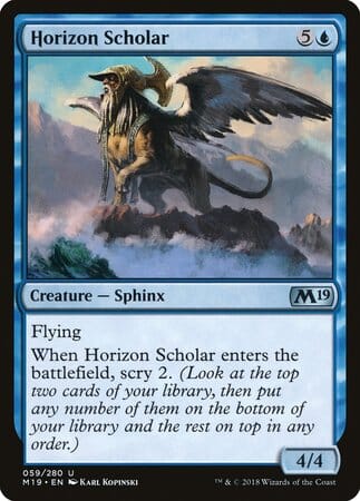 Horizon Scholar [Core Set 2019] MTG Single Magic: The Gathering  | Multizone: Comics And Games