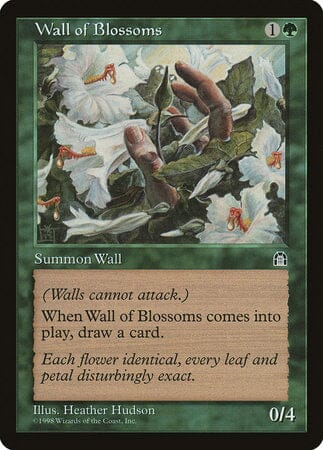 Wall of Blossoms [Stronghold] MTG Single Magic: The Gathering  | Multizone: Comics And Games