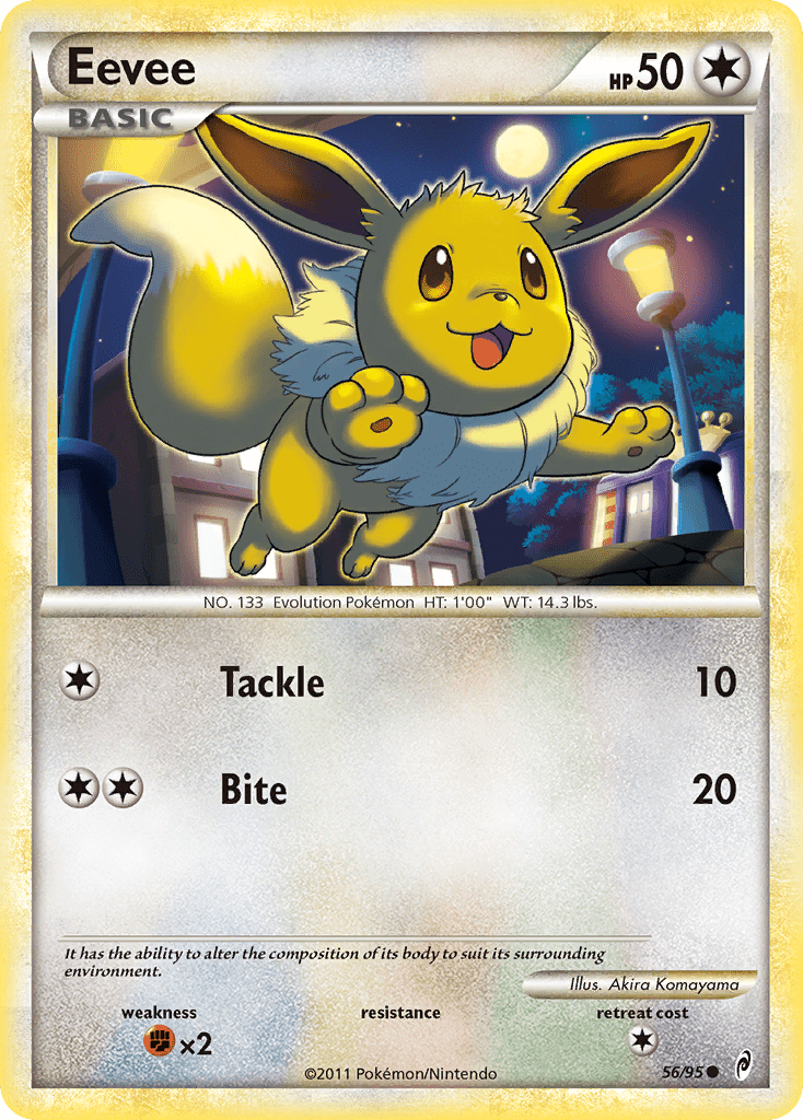 Eevee (56/95) [HeartGold & SoulSilver: Call of Legends] Pokemon Single Pokémon  | Multizone: Comics And Games