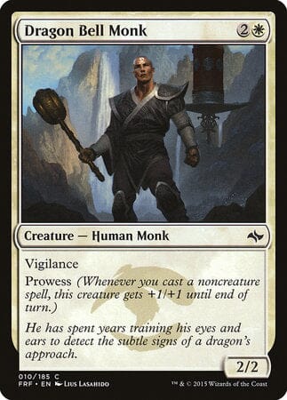 Dragon Bell Monk [Fate Reforged] MTG Single Magic: The Gathering  | Multizone: Comics And Games