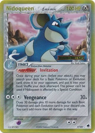 Nidoqueen (7/101) (Delta Species) (Stamped) [EX: Dragon Frontiers] Pokemon Single Pokémon  | Multizone: Comics And Games