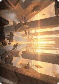 Skyclave Basilica Art Card [Zendikar Rising Art Series] MTG Single Magic: The Gathering  | Multizone: Comics And Games