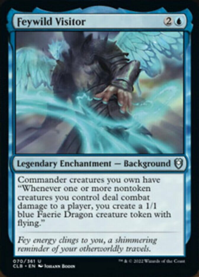 Feywild Visitor [Commander Legends: Battle for Baldur's Gate] MTG Single Magic: The Gathering  | Multizone: Comics And Games
