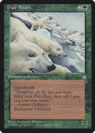 Pale Bears [Ice Age] MTG Single Magic: The Gathering  | Multizone: Comics And Games