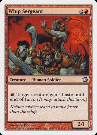 Whip Sergeant [Ninth Edition] MTG Single Magic: The Gathering  | Multizone: Comics And Games