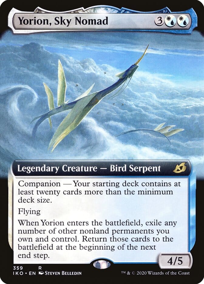 Yorion, Sky Nomad (Extended Art) [Ikoria: Lair of Behemoths] MTG Single Magic: The Gathering  | Multizone: Comics And Games