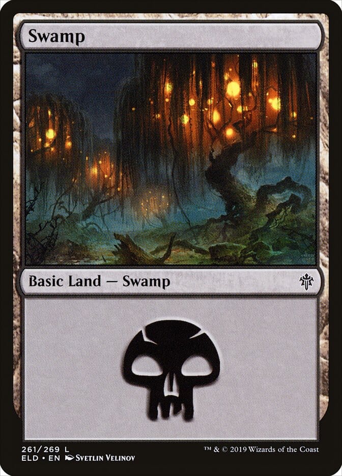 Swamp (261) [Throne of Eldraine] MTG Single Magic: The Gathering  | Multizone: Comics And Games