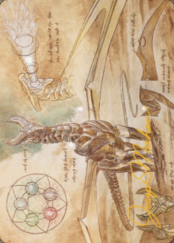 Ramos, Dragon Engine Art Card (Gold-Stamped Signature) [The Brothers' War Art Series] MTG Single Magic: The Gathering  | Multizone: Comics And Games