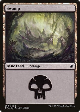 Swamp (298) [Commander Anthology] MTG Single Magic: The Gathering  | Multizone: Comics And Games